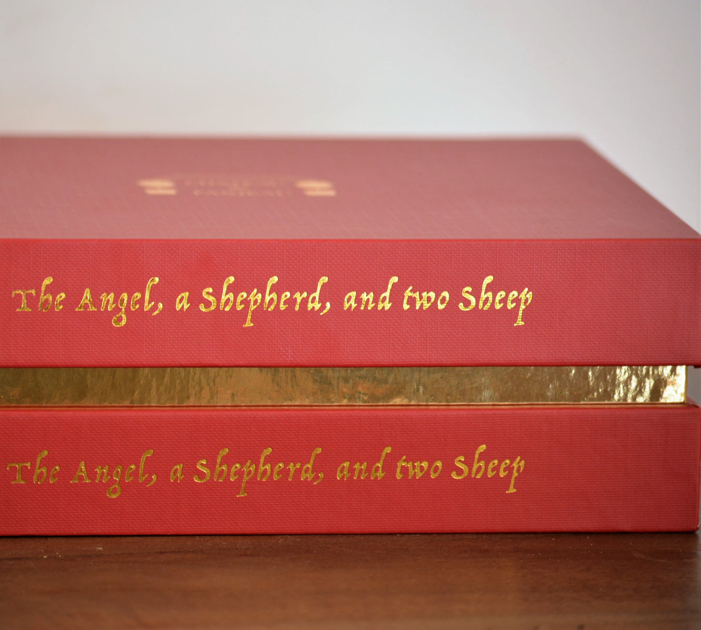 The Angel, a Shepherd, and two Sheep