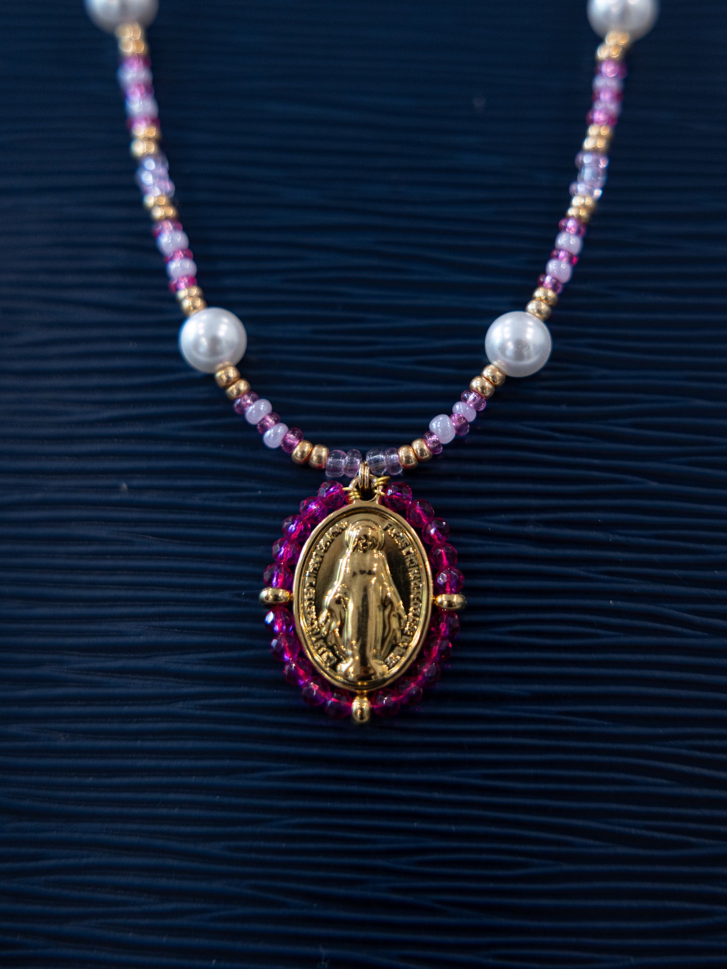 Hot Pink Miraculous Medal - Rue du Bac