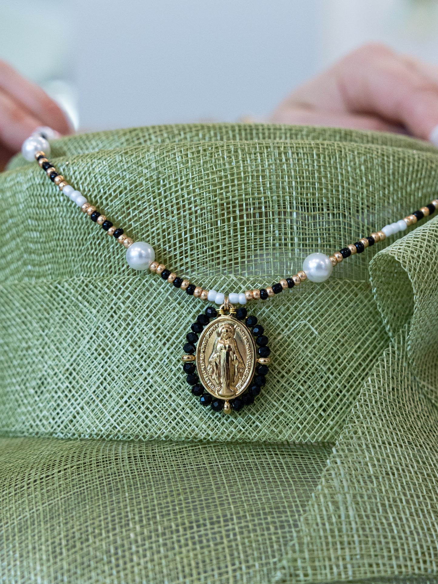 Black Miraculous Medal - Rue du Bac