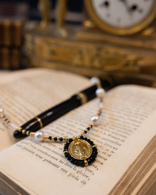 Black Miraculous Medal - Rue du Bac