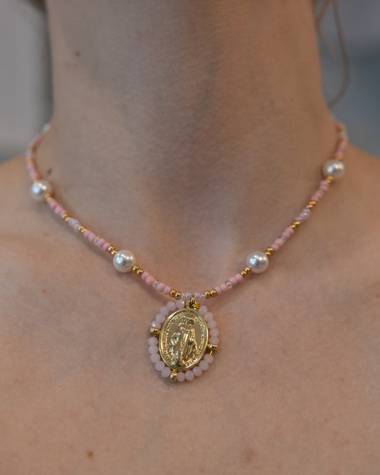 Pink Miraculous Medal - Rue du Bac