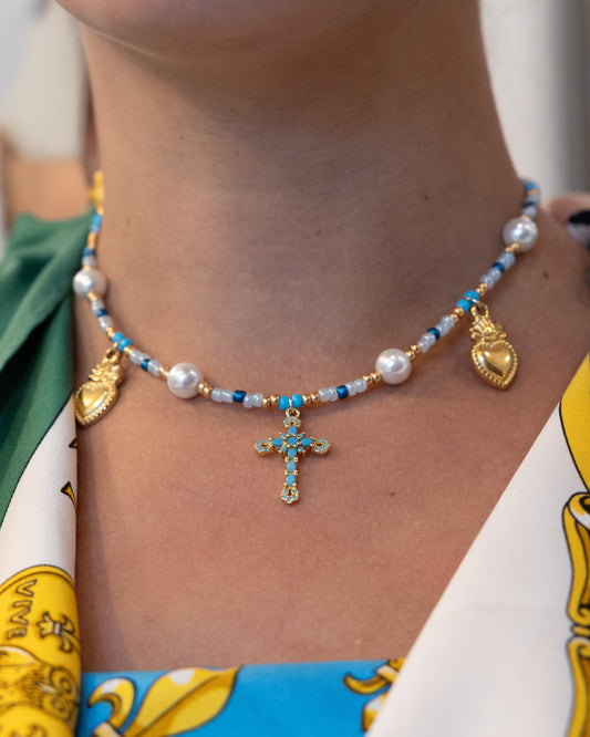 Turquoise Cross - Sacré Cœur