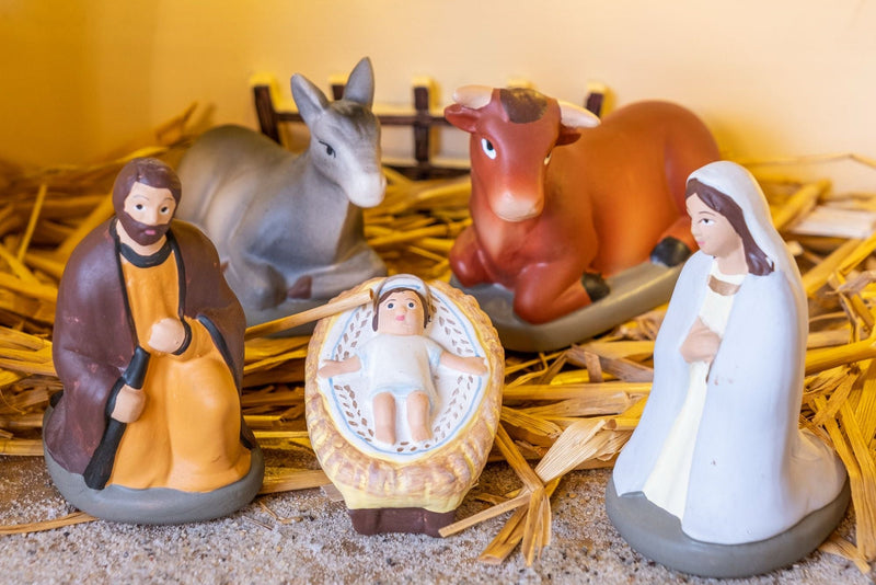 Jesus, Mary, Joseph, the Ox, and the Donkey